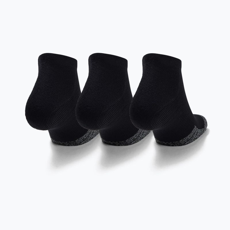 Skarpety Under Armour Heatgear Low Cut 3 pary black/black/steel 9