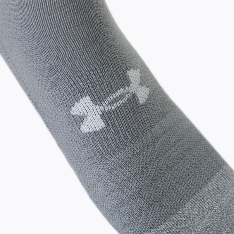Skarpety Under Armour Heatgear Low Cut 3 pary steel/white/white 10