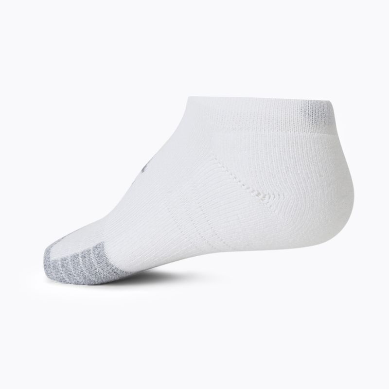 Skarpety Under Armour UA Heatgear No Show 3 pary white/white/steel 3