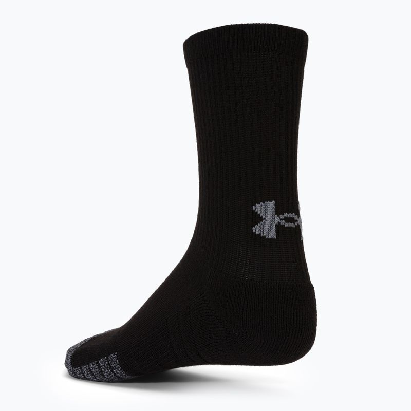 Skarpety Under Armour Heatgear Crew 3 pary steel/white/black 3