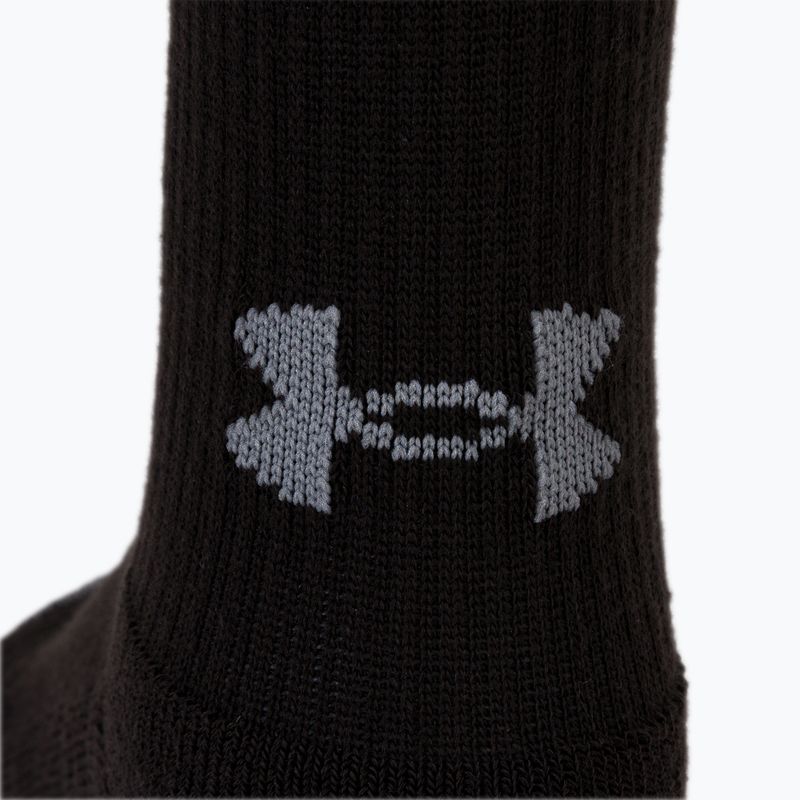 Skarpety Under Armour Heatgear Crew 3 pary steel/white/black 4