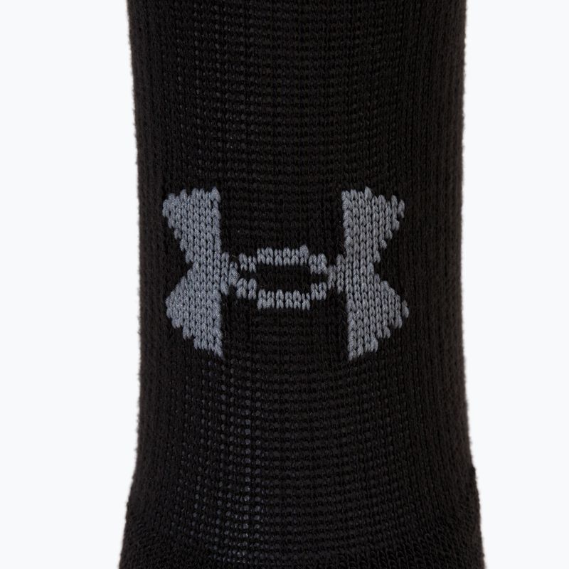 Skarpety Under Armour Heatgear Crew 3 pary black/black/stee 4