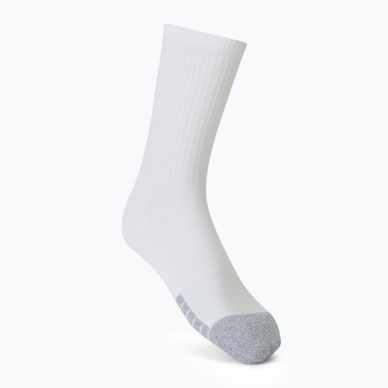 Skarpety Under Armour Heatgear Crew 3 pary white/white/steel 2