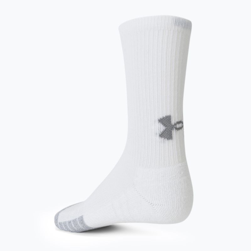 Skarpety Under Armour Heatgear Crew 3 pary white/white/steel 3