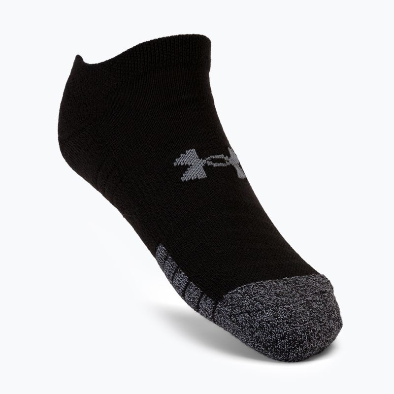 Skarpety Under Armour UA Heatgear No Show 3 pary steel/white/white 8
