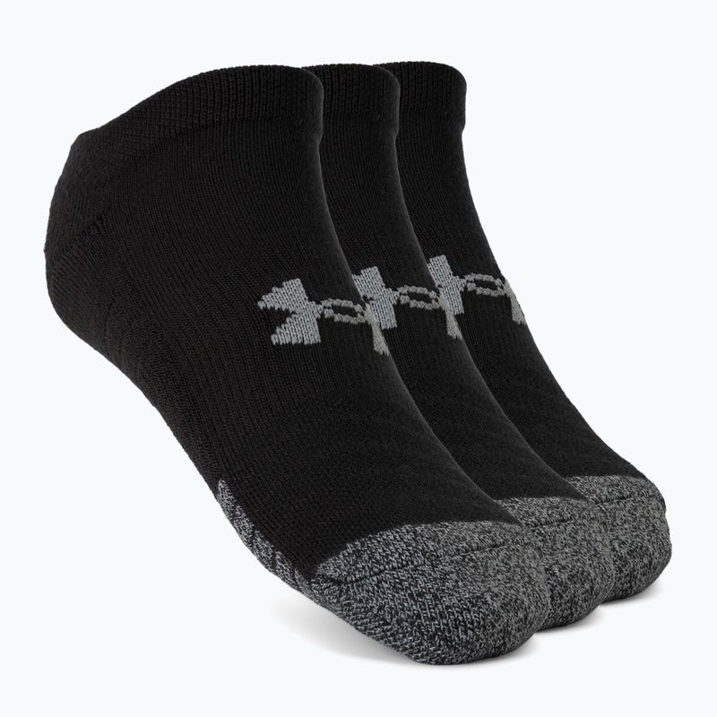 Skarpety Under Armour UA Heatgear No Show 3 pary black/black/steel