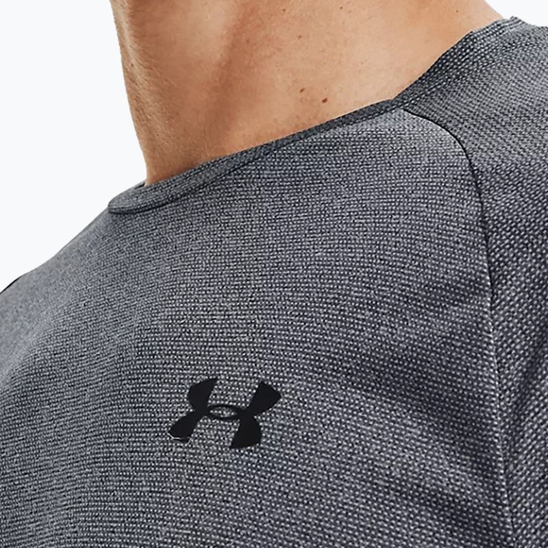 Koszulka treningowa męska Under Armour UA Tech 2.0 Tee Novelty pitch gray/black 10