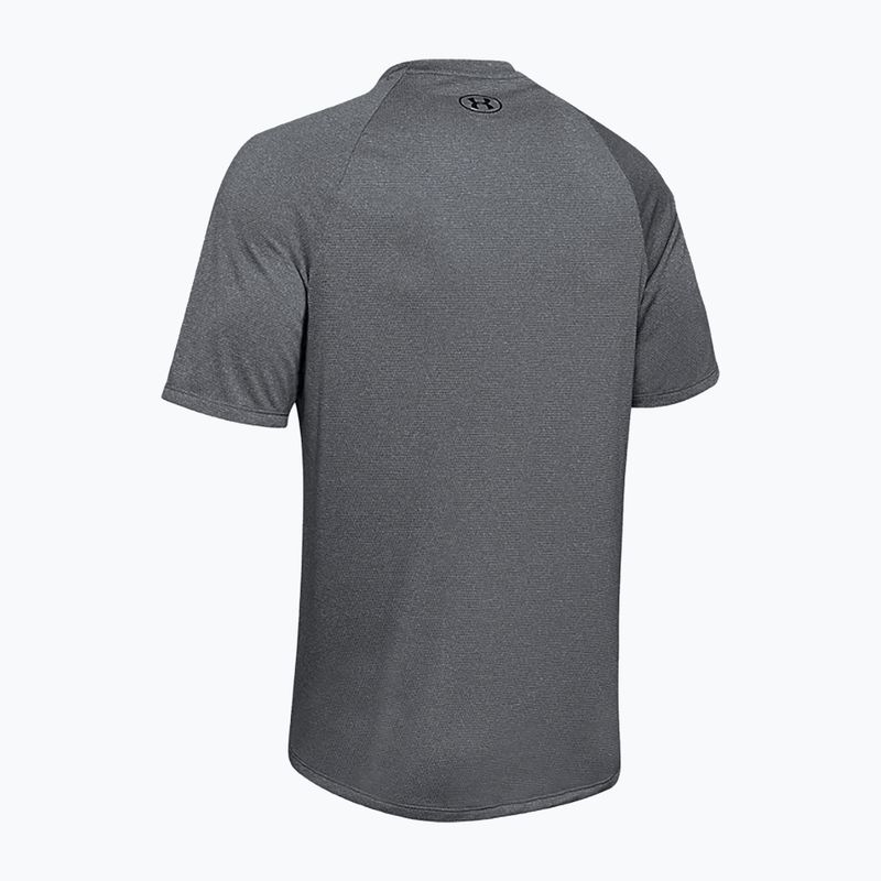 Koszulka treningowa męska Under Armour UA Tech 2.0 Tee Novelty pitch gray/black 6