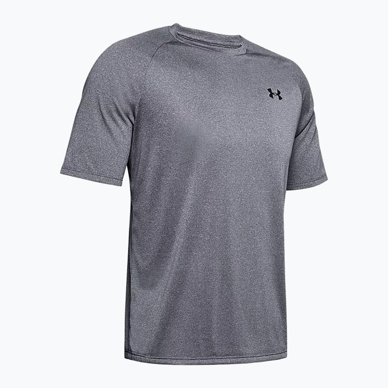 Koszulka treningowa męska Under Armour UA Tech 2.0 Tee Novelty pitch gray/black 3