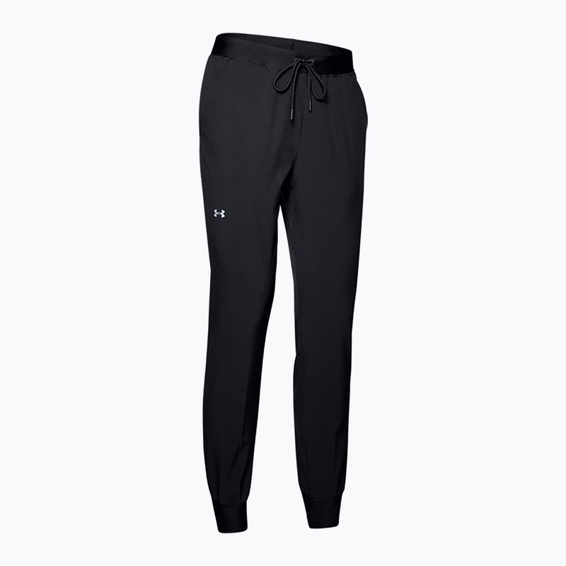 Spodnie treningowe damskie Under Armour Armour Sport Woven black/metallic silver 3