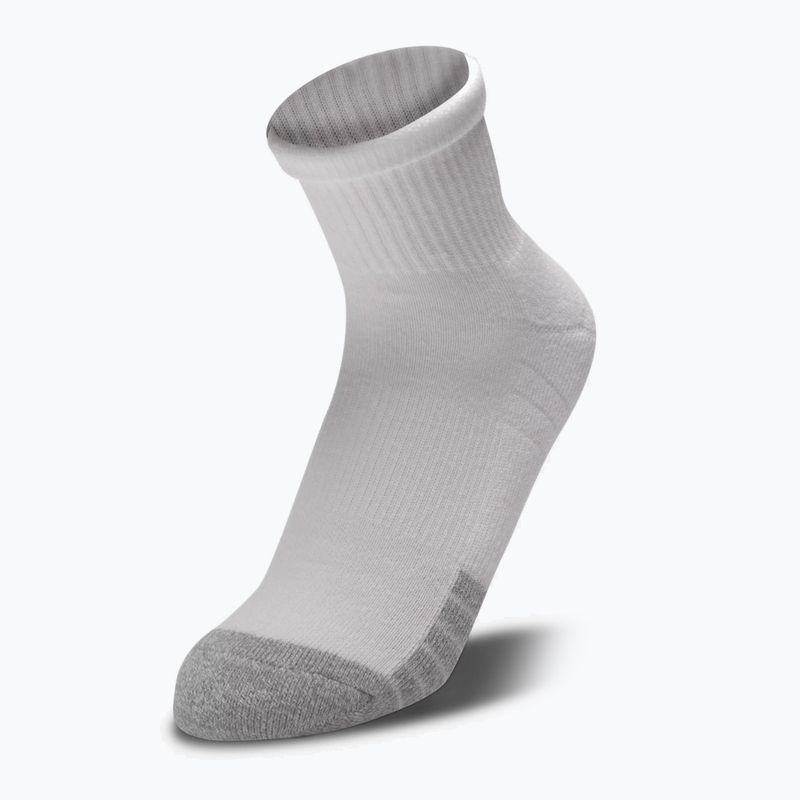 Skarpety Under Armour Heatgear Quarter 3 pary white/white/steel