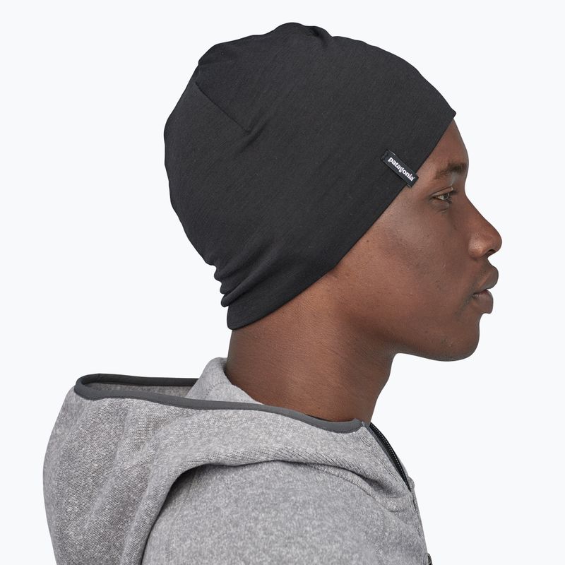 Czapka zimowa Patagonia Overlook Merino Wool Liner Beanie black 4