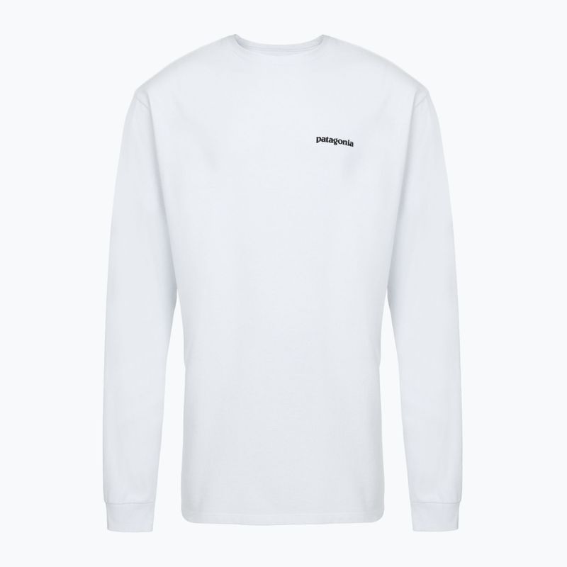 Longsleeve męski Patagonia P-6 Logo Responsibili white