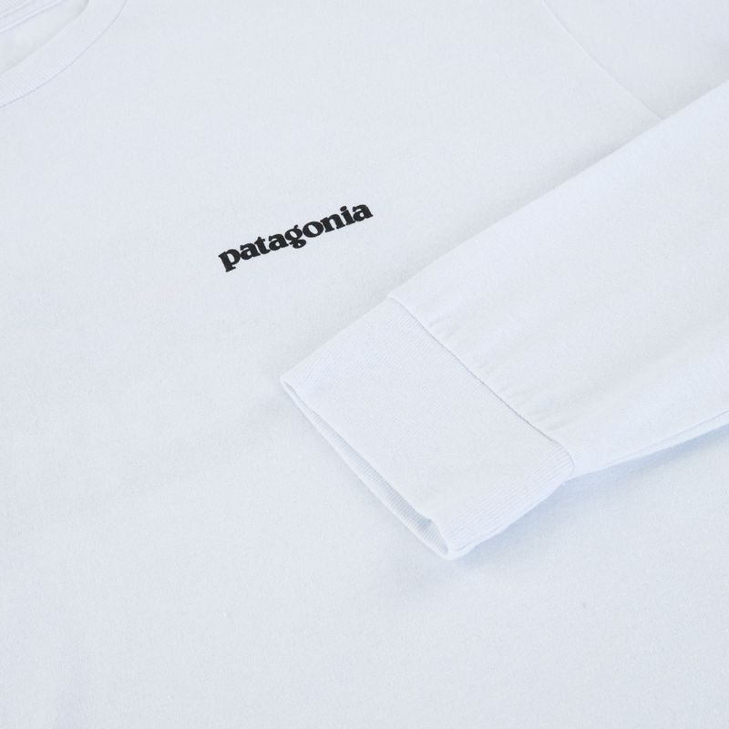 Longsleeve męski Patagonia P-6 Logo Responsibili white 3