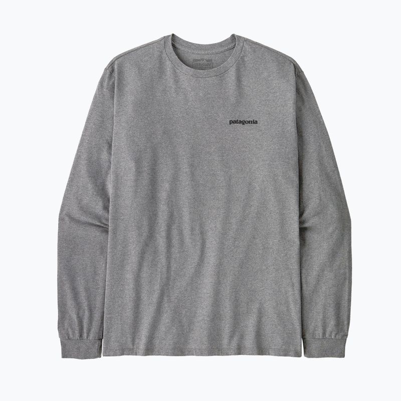 Longsleeve męski Patagonia P-6 Logo Responsibili gravel heather 3