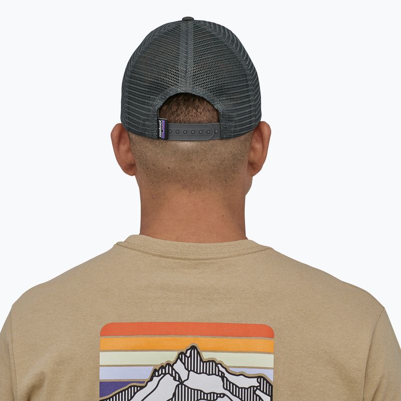 Czapka z daszkiem Patagonia P-6 Logo LoPro Trucker forge grey 4