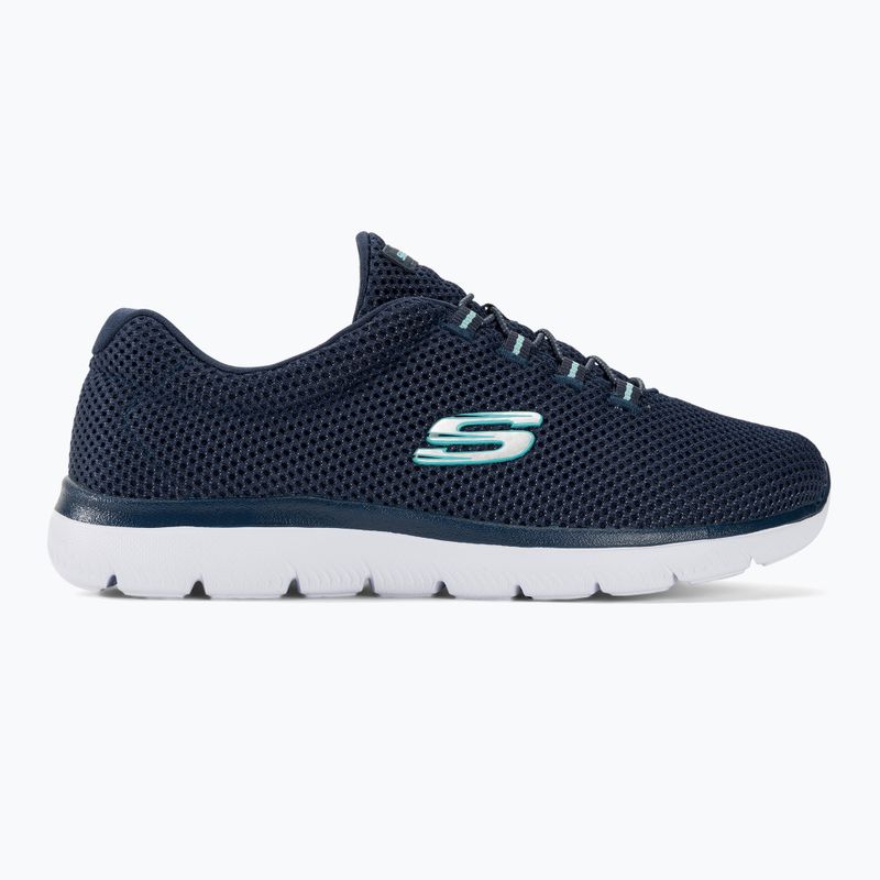 Buty damskie SKECHERS Summits navy/light blue 2