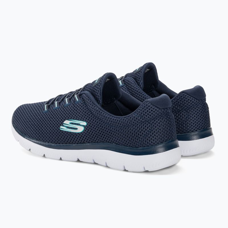 Buty damskie SKECHERS Summits navy/light blue 3