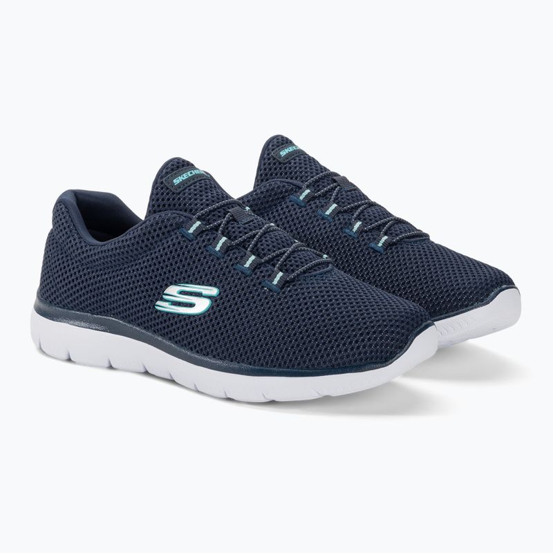 Buty damskie SKECHERS Summits navy/light blue 4
