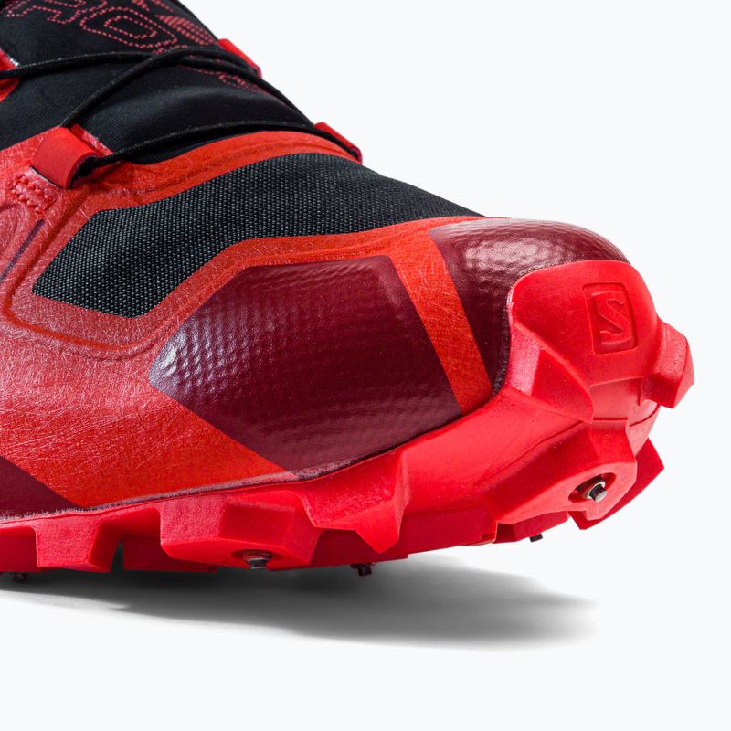 Buty do biegania męskie Salomon Spikecross 5 GTX black/racing red/red 9