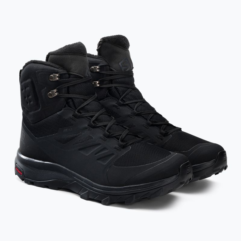 Buty zimowe męskie Salomon Outblast TS CSWP black 4