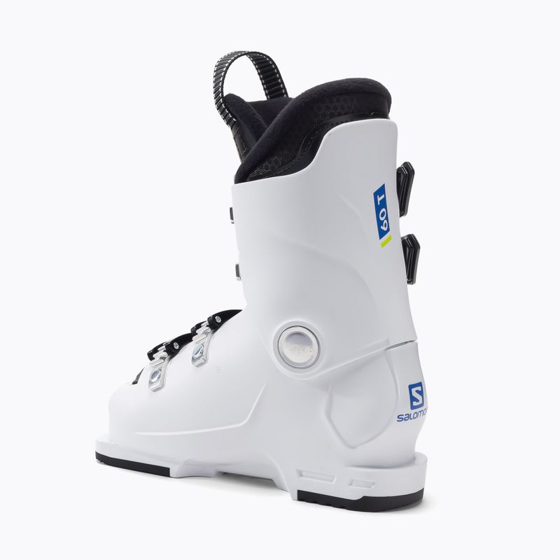 Buty narciarskie dziecięce Salomon S/Max 60T M Jr white/acid/green 2