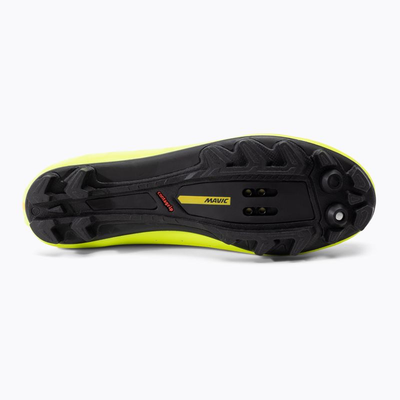Buty rowerowe MTB męskie Mavic Tretry Crossmax Boa safety yellow/safety yellow/black 4