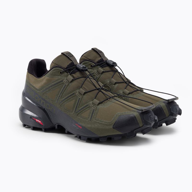 Buty do biegania męskie Salomon Speedcross 5 Wide grape leaf/black 5