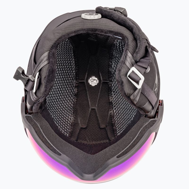 Kask narciarski Salomon Pioneer LT Visor black/blue 5