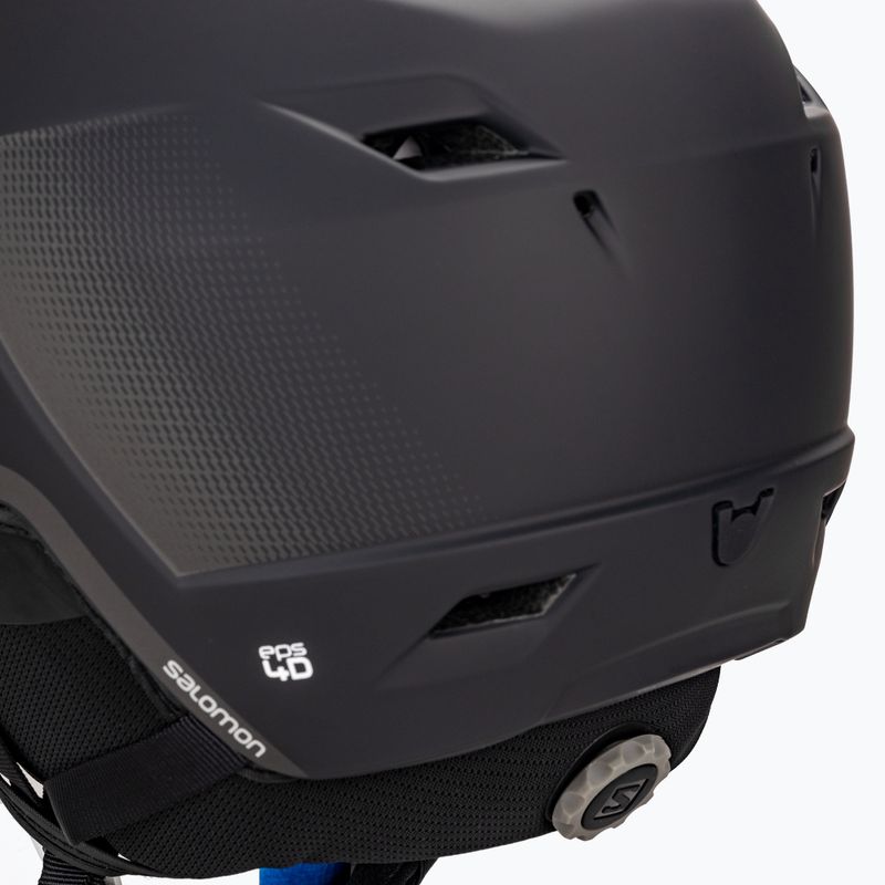 Kask narciarski Salomon Pioneer LT Visor black/blue 6