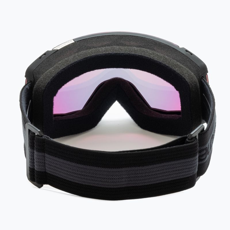Gogle narciarskie Salomon S/View black brand/mid red 3