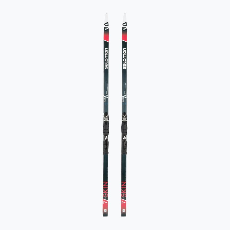 Narty biegowe Salomon Aero 7 Eskin + wiązania Prolink Access black/red
