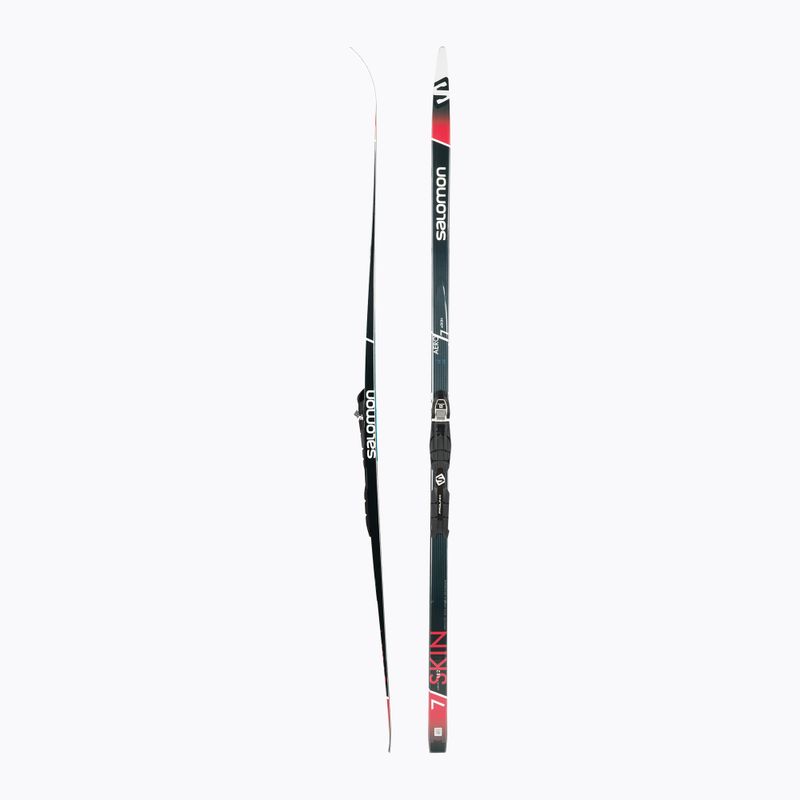 Narty biegowe Salomon Aero 7 Eskin + wiązania Prolink Access black/red 2