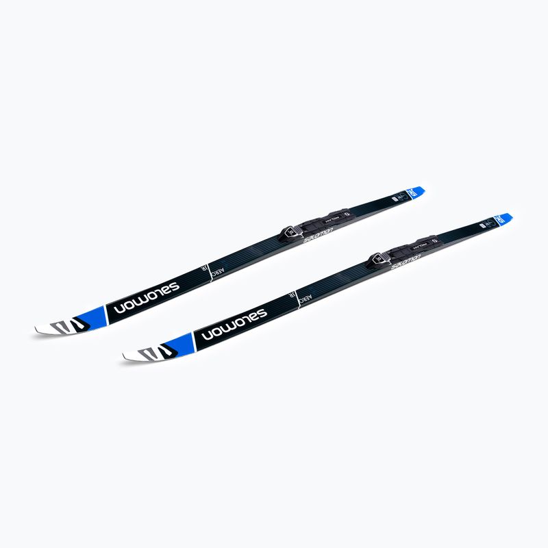 Narty biegowe dziecięce Salomon Aero Grip Jr. + wiązania Prolink Access black/blue 4