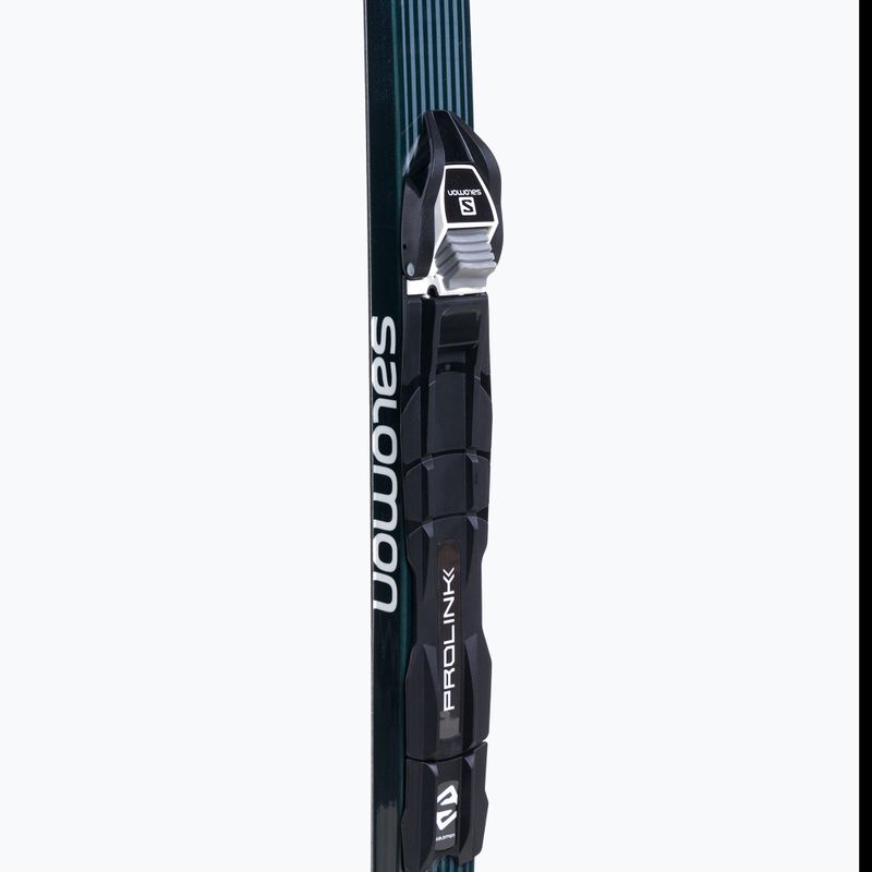 Narty biegowe dziecięce Salomon Aero Grip Jr. + wiązania Prolink Access black/blue 7