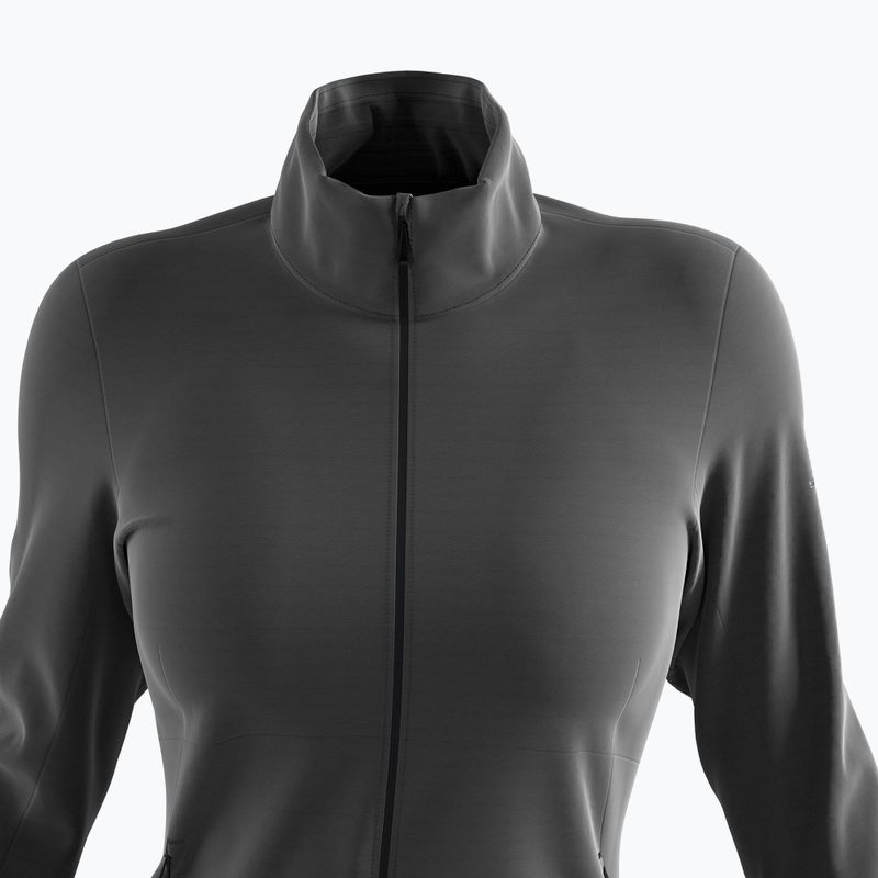 Bluza trekkingowa damska Salomon Outrack Full Zip Mid black 8