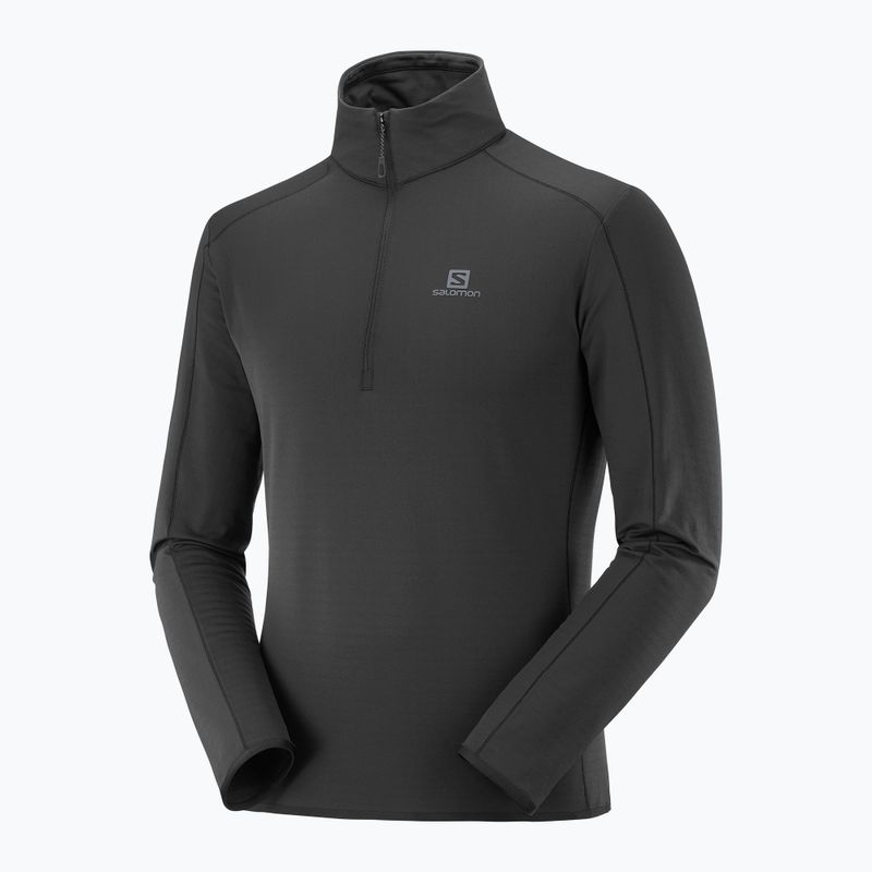 Bluza trekkingowa męska Salomon Outrack HZ Mid black