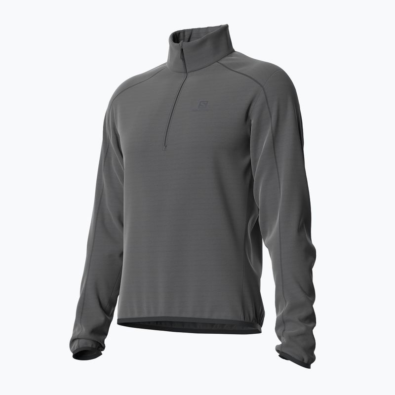 Bluza trekkingowa męska Salomon Outrack HZ Mid black 4