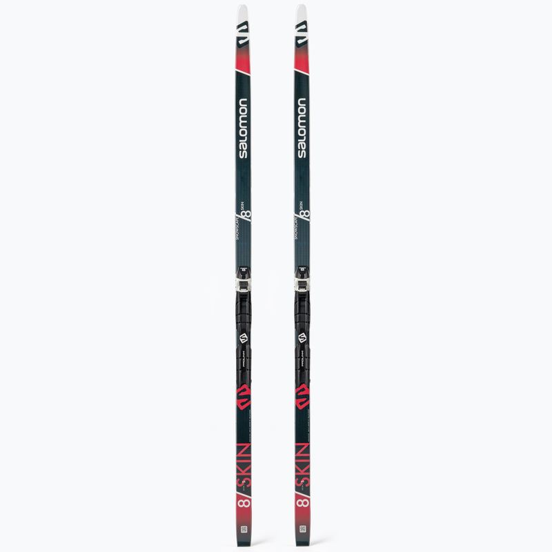 Narty biegowe Salomon Snowscape 8 Skin + wiązania Prolink Auto black/red