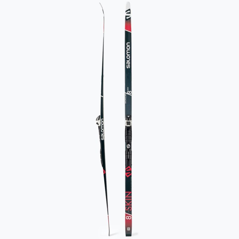 Narty biegowe Salomon Snowscape 8 Skin + wiązania Prolink Auto black/red 2