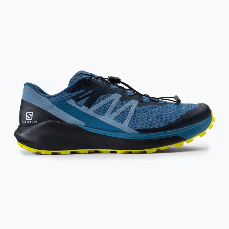 Buty do biegania męskie Salomon Sense Ride 4 copen blue/black/evening 2