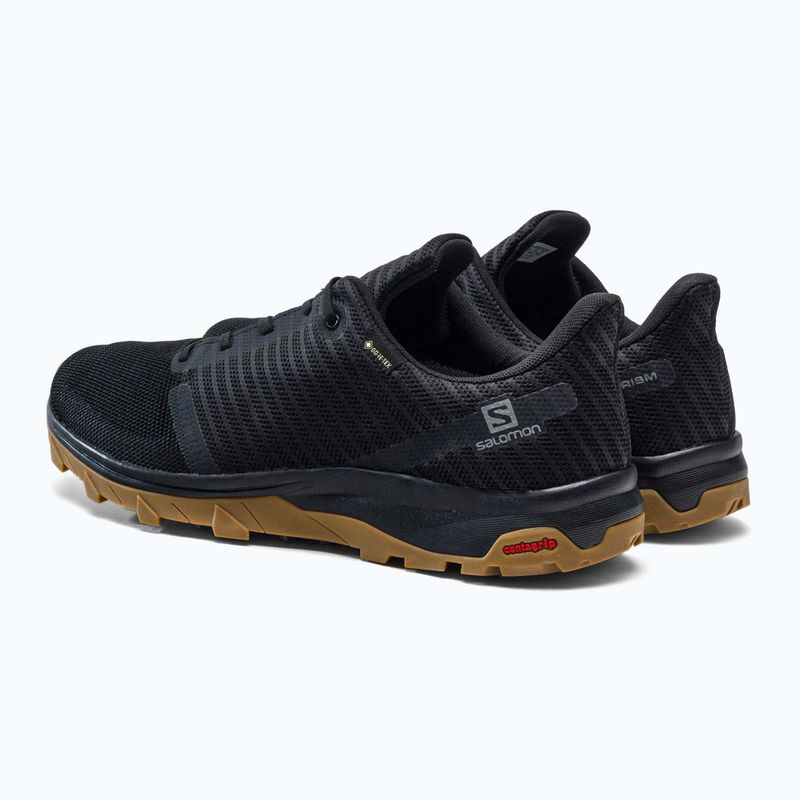Buty turystyczne męskie Salomon Outbound Prism GTX black/gum1 3