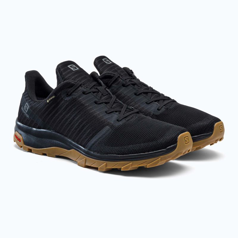 Buty turystyczne męskie Salomon Outbound Prism GTX black/gum1 5