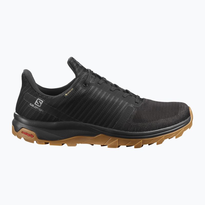Buty turystyczne męskie Salomon Outbound Prism GTX black/gum1 9