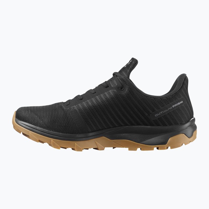 Buty turystyczne męskie Salomon Outbound Prism GTX black/gum1 10