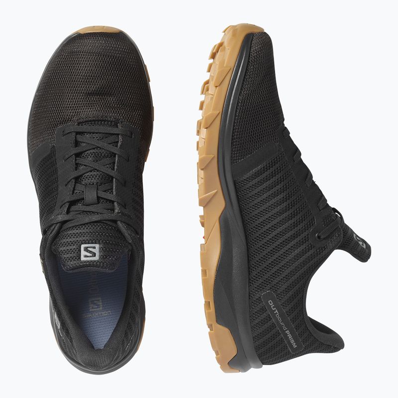 Buty turystyczne męskie Salomon Outbound Prism GTX black/gum1 13
