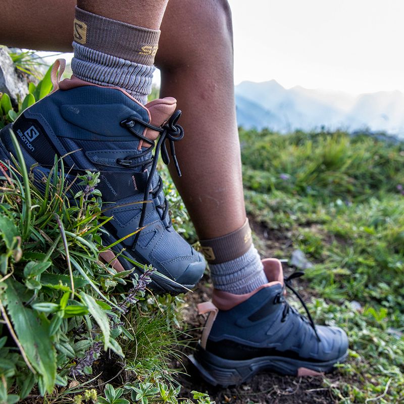 Buty trekkingowe damskie Salomon X Ultra 4 MID GTX ebony/mocha mou 10