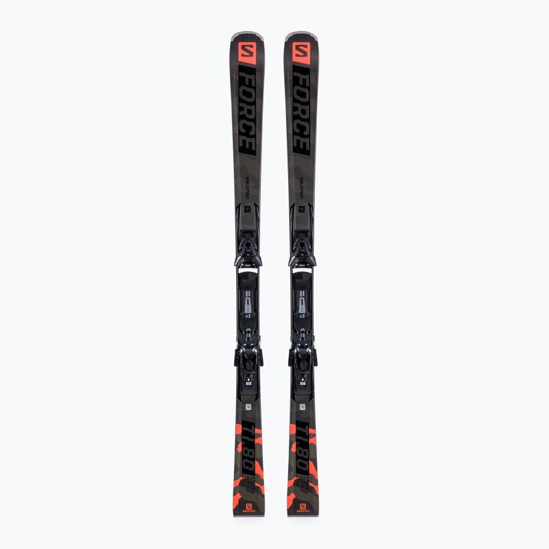 Narty zjazdowe Salomon S/Force Ti 80 + wiązania Z12 black/red