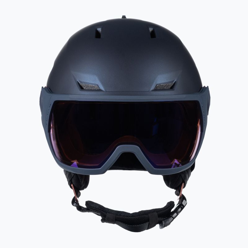 Kask narciarski Salomon Icon LT Visor Photo Sigma W wisteria navy/sky blue 2