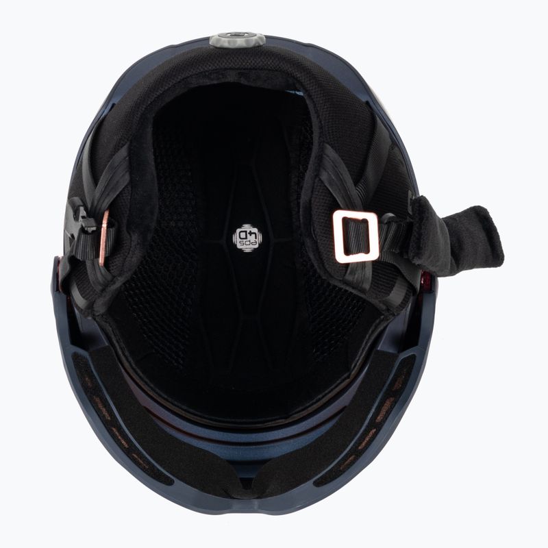 Kask narciarski Salomon Icon LT Visor Photo Sigma W wisteria navy/sky blue 5